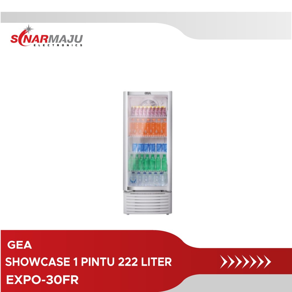 Mini Showcase Pintu Gea Display Cooler Liter Expo Fr