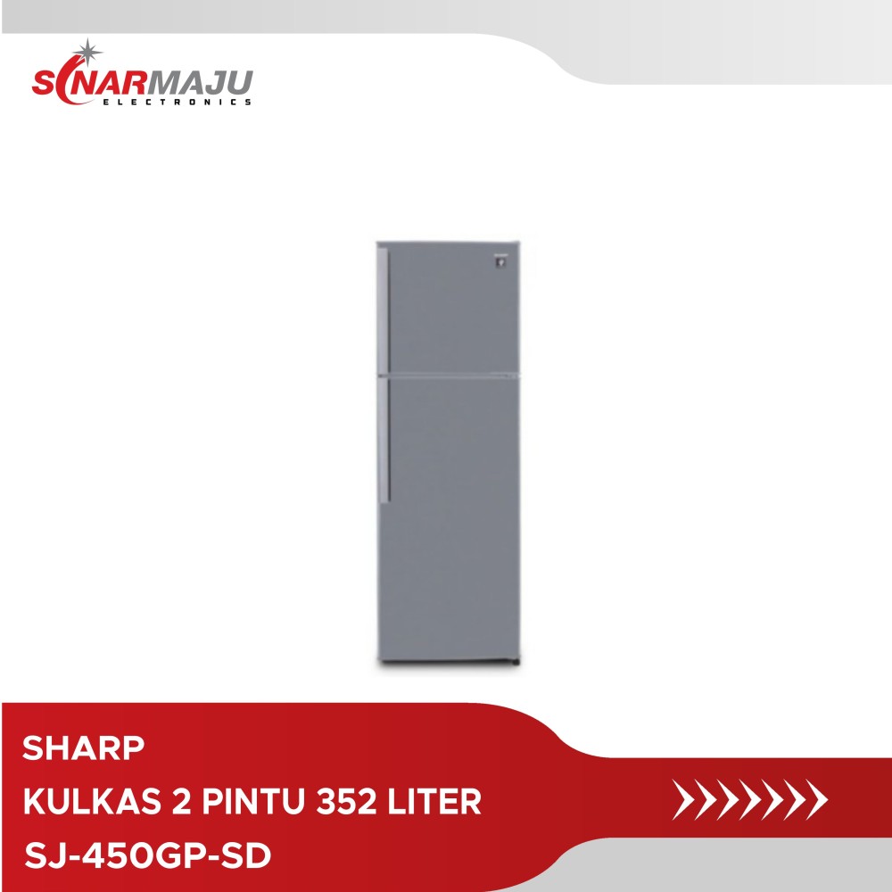 Sharp Kulkas 2 Pintu 352 Liter SJ 450GP SD