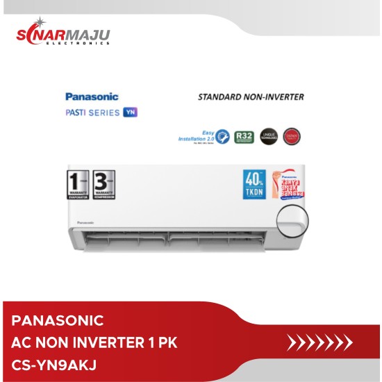 AC WALL MOUNTED SPLIT STANDARD 1 PK PANASONIC CS-YN9AKJ (UNIT ONLY)