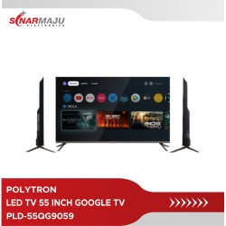 LED TV 55 INCH POLYTRON GOOGLE TV UHD PLD-55QG9059