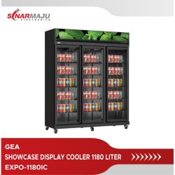 SHOWCASE DISPLAY COOLER 1180 LITER GEA EXPO-1180 IC-BLACK