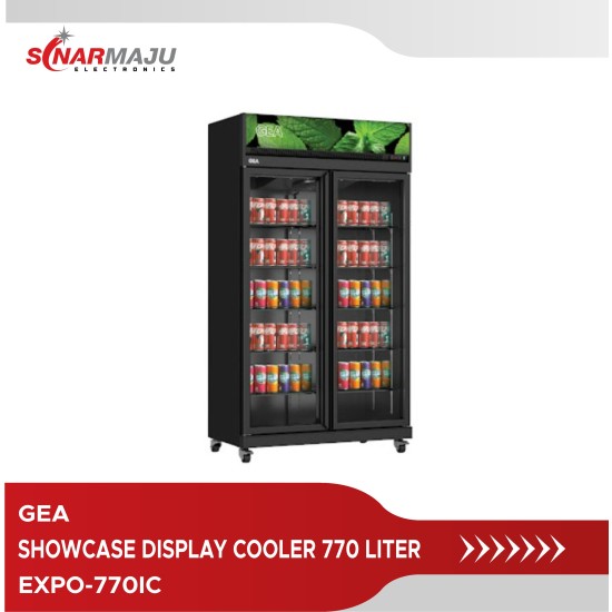 SHOWCASE DISPLAY COOLER 770 LITER GEA EXPO-770 IC-BLACK