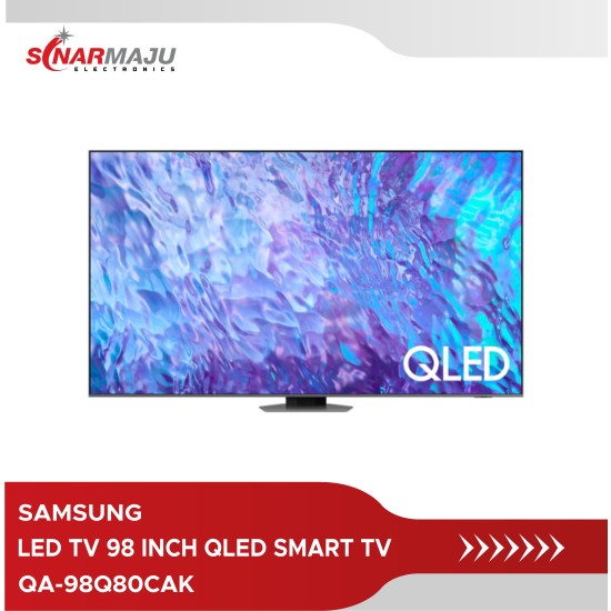 QLED TV SAMSUNG 98 INCH 4K SMART TV QA-98Q80CAKXXD