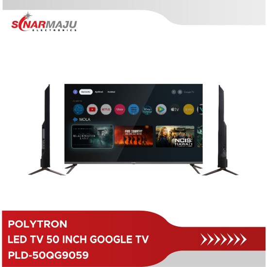 LED TV 50 INCH POLYTRON GOOGLE TV EQLED 4K UHD  PLD-50QG9059