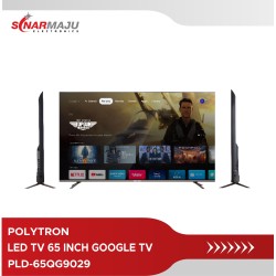 LED TV 65 INCH POLYTRON GOOGLE TV UHD PLD-65QG9029