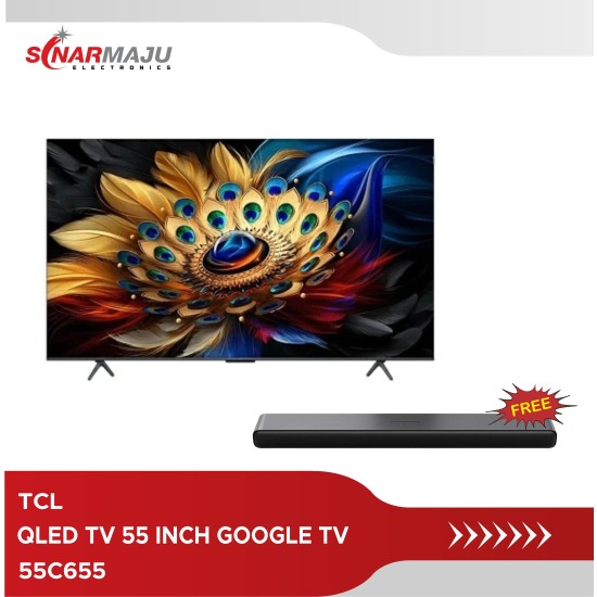 QLED TV 55 INCH TCL QLED TV 4K UHD 55C655