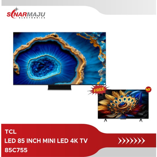 LED TV 85 INCH TCL QD-Mini LED 4K TV 85C755