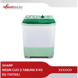 Mesin Cuci 2 Tabung Sharp 9 Kg Twin Tub ES-T1070SJ