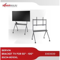 BRACKET TV BERVIN STAND CART 50 - 100 INCH BSCM-8010XL