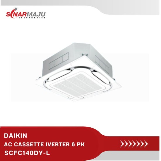 AC CASSETTE INVERTER SKY DAIKIN 6 PK MALAYSIA WIRED SCFC140DY-L