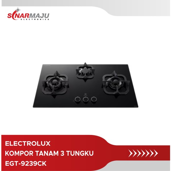 KOMPOR GAS TANAM ELECTROLUX 3 TUNGKU EGT-9239CK