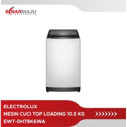 MESIN CUCI 1 TABUNG ELECTROLUX 10.5 KG TOP LOADING EWT-0H78K6WA