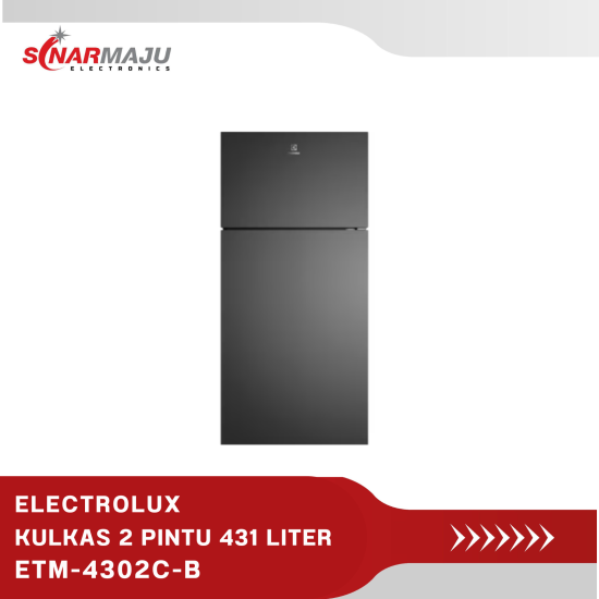 KULKAS 2 PINTU ELECTROLUX 431 L LITER ETM-4302C-B