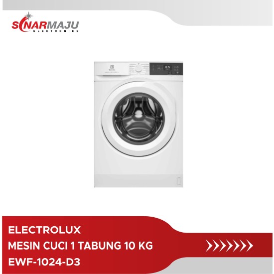 MESIN CUCI 1 TABUNG ELECTROLUX 10 KG FRONT LOADING  EWF-1024-D3