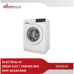 Mesin Cuci 1 Tabung Electrolux 8 Kg Front Loading EWF-8024D3WB