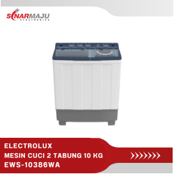 MESIN CUCI 2 TABUNG ELECTROLUX 10 KG TWIN TUB EWS-10386WA