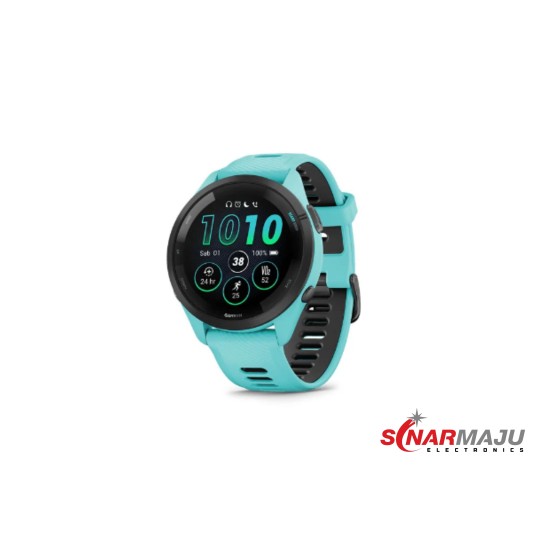 SMARTWATCH GARMIN FORERUNNER 265 MUSIC 46MM B/W/A