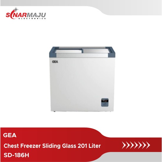 freezer box gea sliding glass