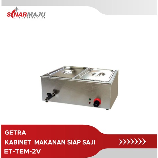 GETRA Kabinet Penghangat & Pemajang Makanan Siap Saji ET-TEM-2V