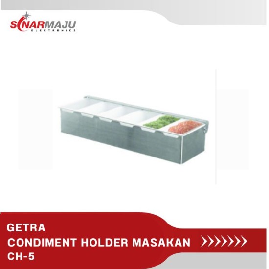 TEMPAT UNTUK BUMBU GETRA MASAKAN CONDIMENT HOLDER 6 GRID CH-6