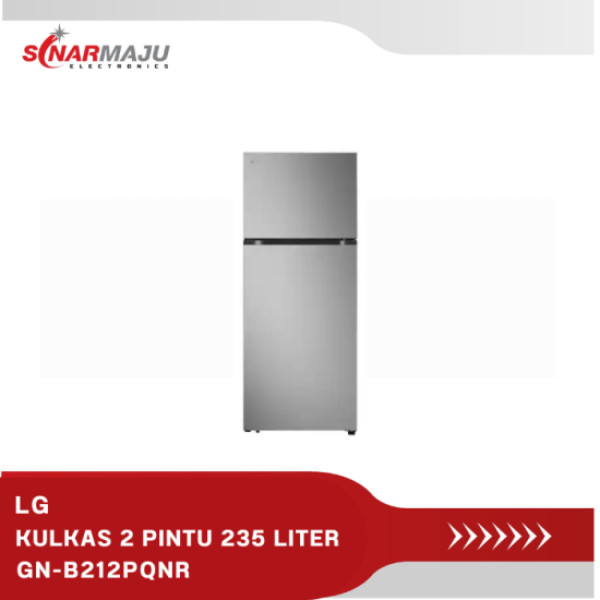 KULKAS 2 PINTU INVERTER LG  235 LITER GN-B212PQNR