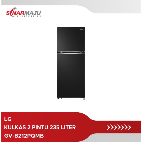 KULKAS 2 PINTU LG 235 LITER GV-B212PQMB