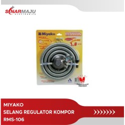 Selang Regulator Kompor Miyako RMS-106 SPRL + AMP