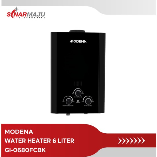 WATER HEATER GAS MODENA 6 LITER GI-0680FCBK