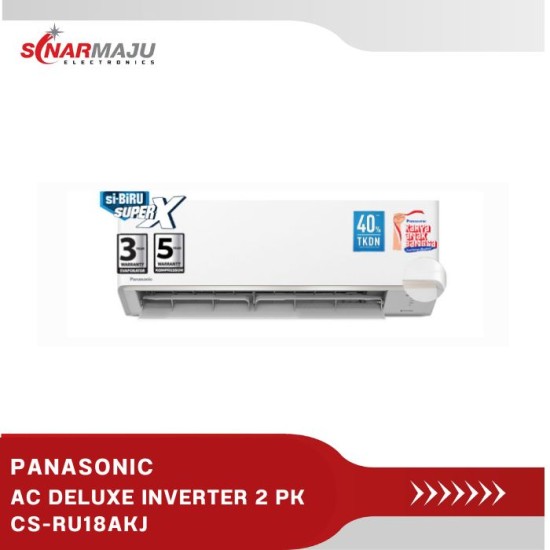 PANASONIC AC DELUXE INVERTER RU SERIES 2 PK CS/CU-RU18AKJ (UNIT ONLY)