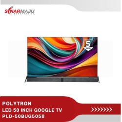 LED TV 50 INCH POLYTRON SMART GOOGLE TV 4K UHD PLD-50BUG5058