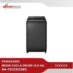 MESIN CUCI 1 TABUNG PANASONIC 12.5 KG TOP LOADING NA-FD125X3BS