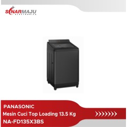 Mesin Cuci 1 Tabung Panasonic 13.5 Kg Top Loading  NA-FD135X3BS