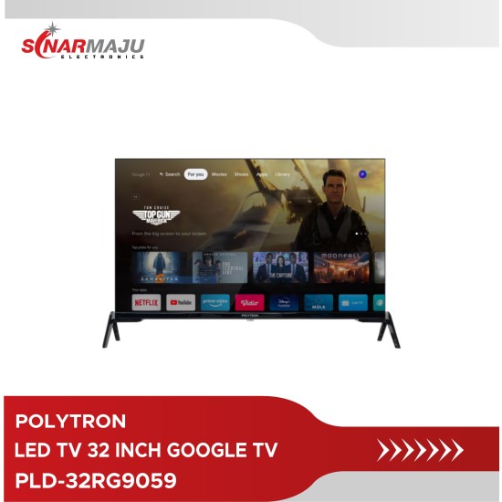 LED TV 32 INCH POLYTRON HD READY GOOGLE TV  PLD-32RG9059