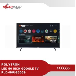 LED TV 50 INCH POLYTRON SMART GOOGLE TV 4K UHD PLD-50UG5059