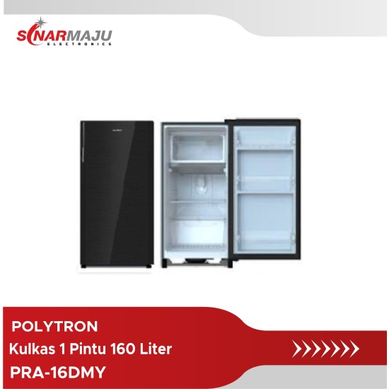 POLYTRON Kulkas 1 Pintu Belleza 160 Liter PRA-16DMY