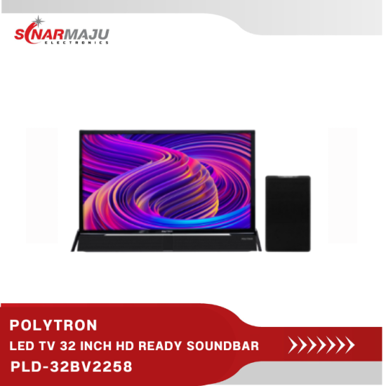 LED TV 32 INCH POLYTRON HD READY SOUNDBAR PLD-32BV2258