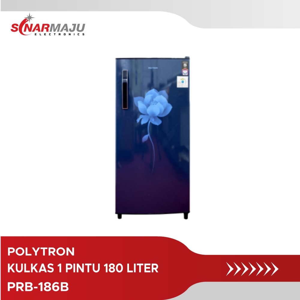 Kulkas 1 Pintu Polytron 180 Liter PRB 186B