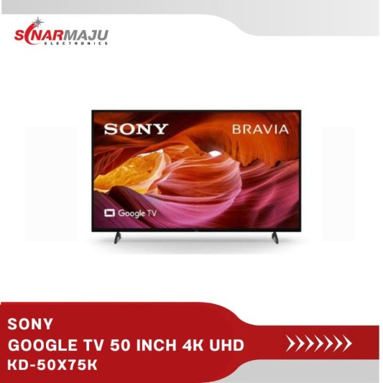 LED TV 50 Inch SONY 4K UHD Google TV KD-50X75K