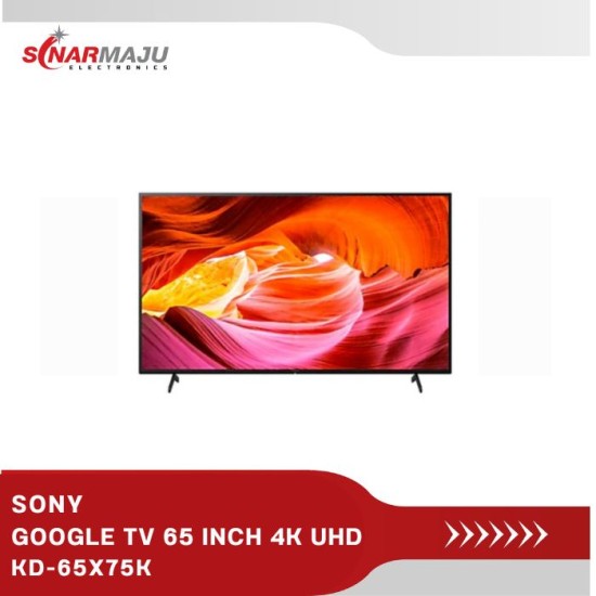 LED TV 65 INCH SONY 4K UHD Google TV KD-65X75K