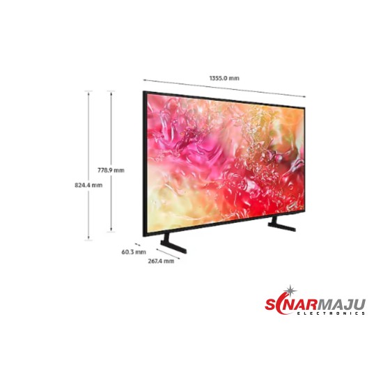 LED TV SAMSUNG 60 INCH UHD 4K 2024 UA-60DU7000