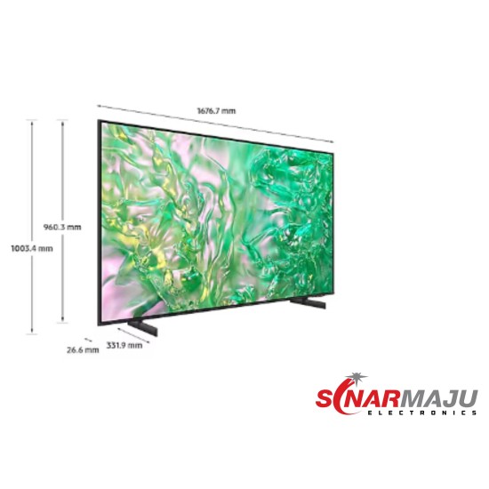 LED TV SAMSUNG 75 INCH UHD 4K 2024 UA-75DU8000