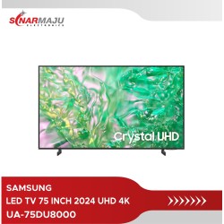 LED TV SAMSUNG 75 INCH UHD 4K 2024 UA-75DU8000