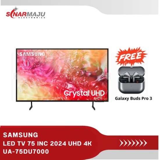 LED TV SAMSUNG 75 INCH UHD 4K 2024 UA-75DU7000