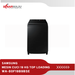 MESIN CUCI 1 TABUNG SAMSUNG 19 KG TOP LOADING WA-80F19B9BSE