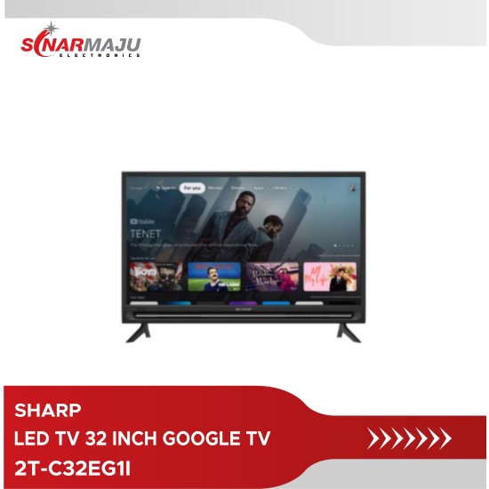 Sharp LED TV 32 Inch 2T-C32EG1i GOOGLE TV SMART DVB-T2 / 32EG1i