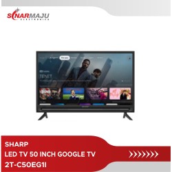SHARP LED TV 50 INCH 2T-C50EG1I GOOGLE TV SMART DVB-T2 / 50EG1I