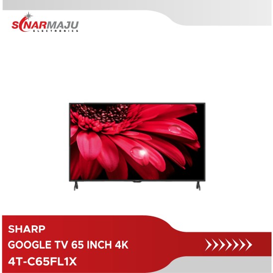 LED TV 65 INCH SHARP 4K GOOGLE TV 4T-C65FL1X