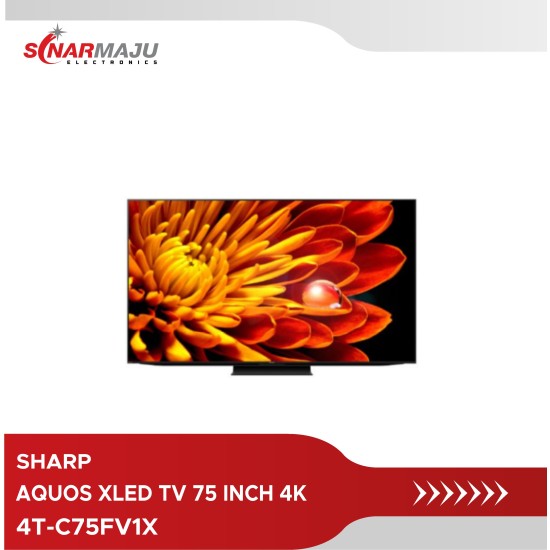 LED TV 75 INCH SHARP 4K 4T-C75FV1X