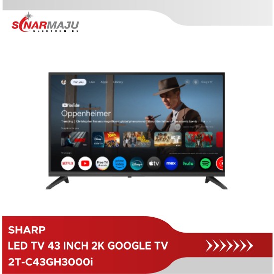 LED TV 43 INCH SHARP 2K GOOGLE TV 2T-C43GH3000I