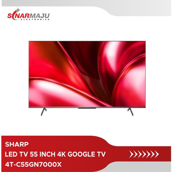 LED TV 55 INCH SHARP 4K GOOGLE TV 4T-C55GN7000X